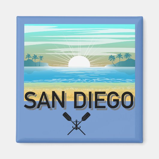 San Diego Design - Magnet Carré (Devant)