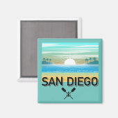 San Diego Design - Magnet Carré (Recto/Verso)