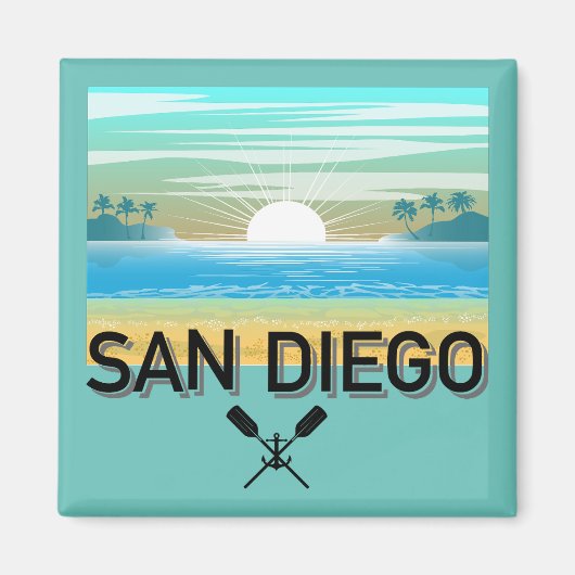 San Diego Design - Magnet Carré (Devant)