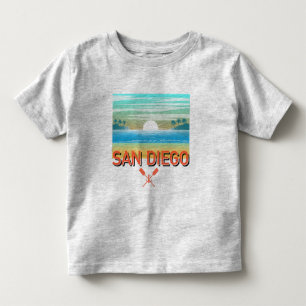 San Diego Design - Peuter fijne jersey T-shirt