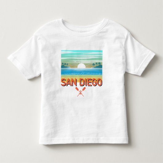 San Diego Design - T-shirt Jersey fin Toddler (Devant)
