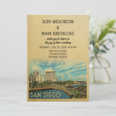 San Diego Faire-part de mariage Californie (Debout devant)