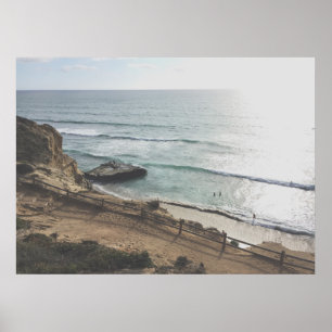 San Diego Foto Torrey Pines Beach Grote Print