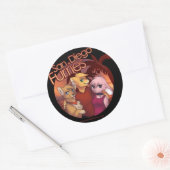 San Diego Furries Ronde Sticker (Envelop)