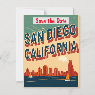 San Diego Haven Blauwe Trouw Uitnodiging