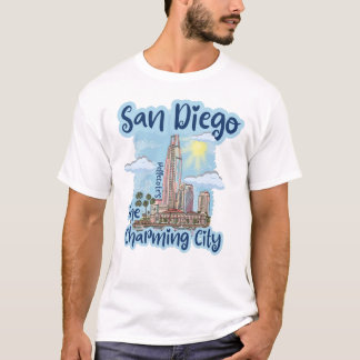 San Diego het charmante stad Shirt