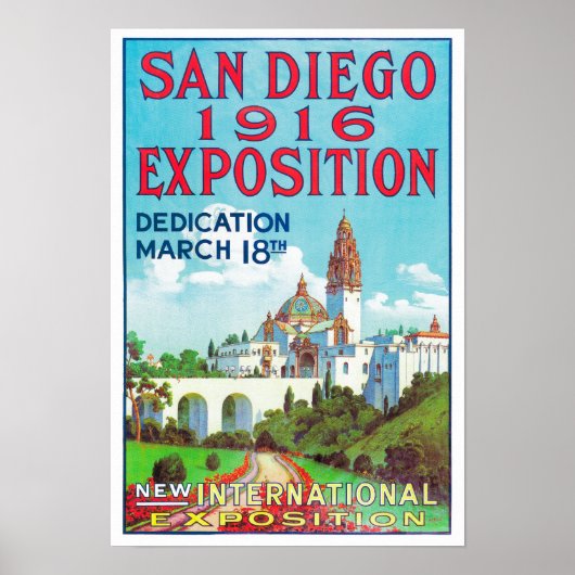 San Diego International Exposition Poster (Voorkant)