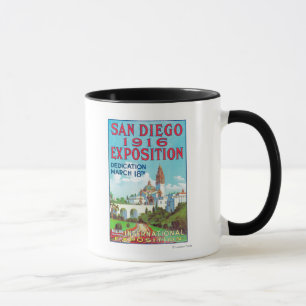 San Diego International Exposition Poster Mok