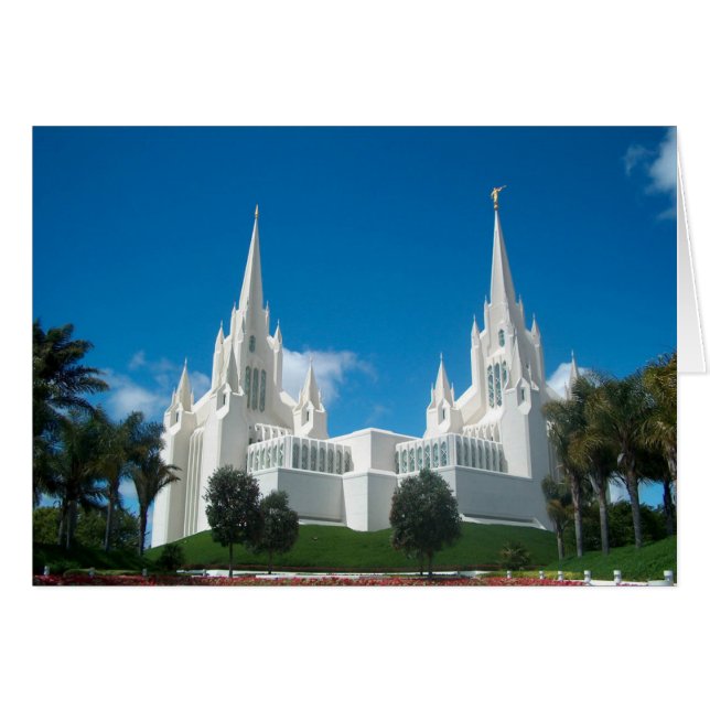 San Diego LDS Temple (Voorkant Horizontaal)