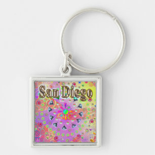 San Diego Lucky Gouden Sleutelhanger