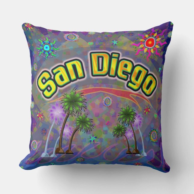 San Diego Noble Voyage Coussin (Recto)