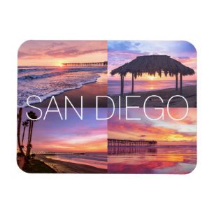 San Diego Pacific Beach Windansea Ocean Sunset Magneet