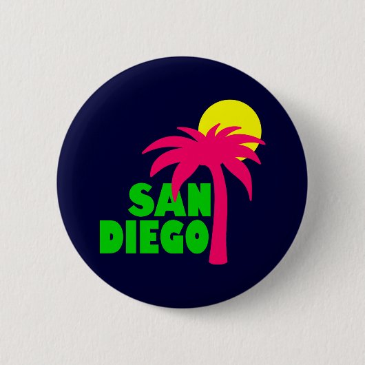 San Diego Ronde Button 5,7 Cm (Voorkant)