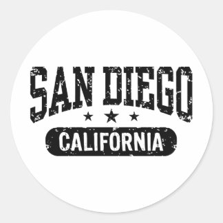 San Diego Ronde Sticker