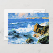 San Diego Shores, kunst, Briefkaart (Voorkant / Achterkant)