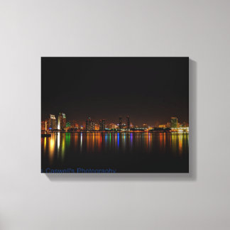San Diego Skyline Canvas Afdruk