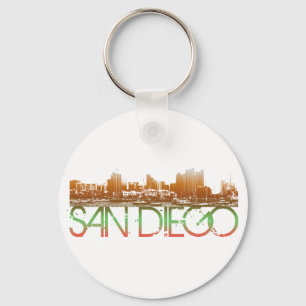 San Diego Skyline Design Sleutelhanger