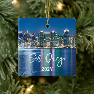 San Diego Skyline keramische Ornament