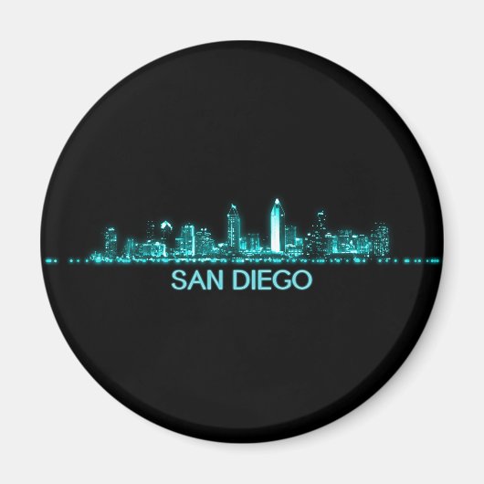 San Diego Skyline Magneet (Voorkant)
