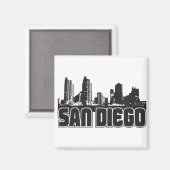 San Diego Skyline Magneet (Voorkant / Achterkant)