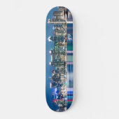 San Diego Skyline monogram Skateboard (Voorkant)