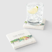 SAN DIEGO SKYLINE SP - STENEN ONDERZETTER (Zijkant)