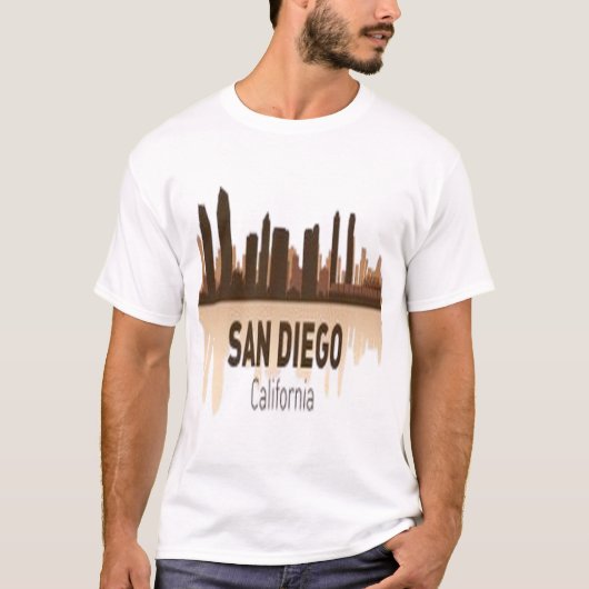 San Diego Skyline T-shirt (Voorkant)