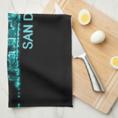 San Diego Skyline Theedoek (Quarter Fold)