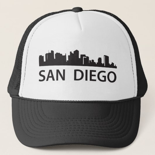 San Diego Skyline Trucker Pet (Voorkant)