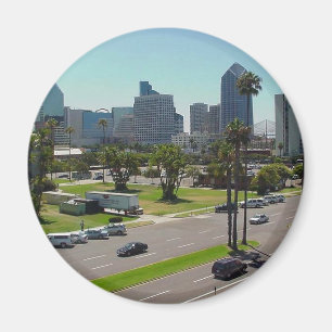 San Diego Skyline uit het Maritiem Museum Magneet