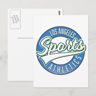 San Diego Sports Athletic logo Briefkaart