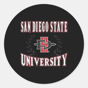 San Diego State Aztecs Laurels Ronde Sticker