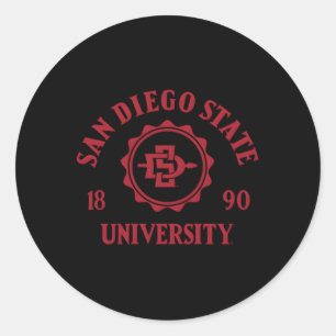 San Diego State Aztecs Stamp Ronde Sticker