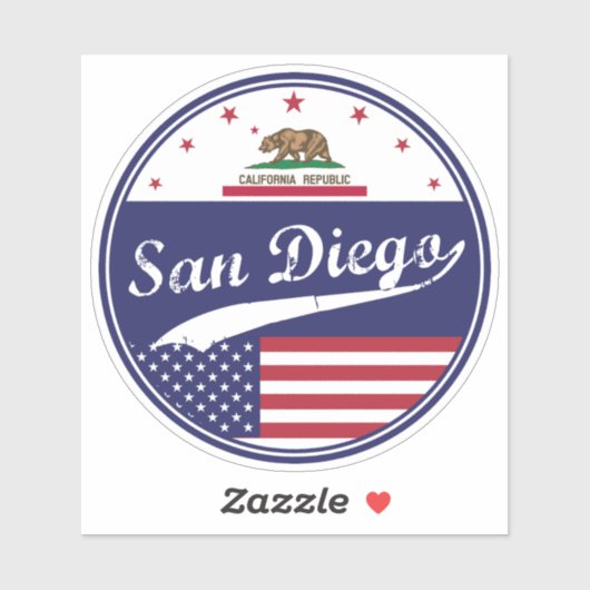 San Diego Sticker (Vel)