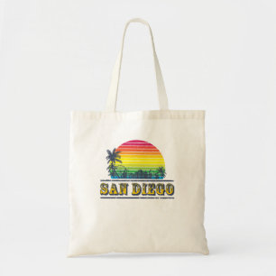 San Diego Summer City Shirten Tote Bag