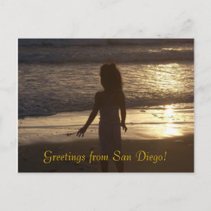San Diego Sunset Briefkaart