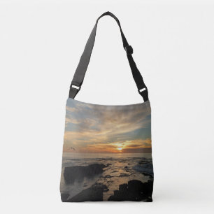 San Diego Sunset I California Seascape Crossbody Tas