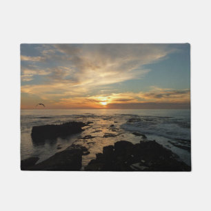 San Diego Sunset I California Seascape Deurmat