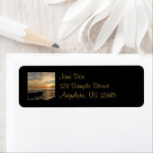 San Diego Sunset I California Seascape Etiket (Insitu)