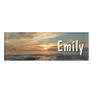 San Diego Sunset I California Seascape Naambadge