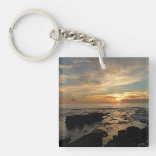 San Diego Sunset I California Seascape Sleutelhanger