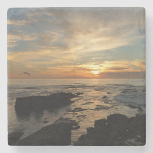 San Diego Sunset I California Seascape Stenen Onderzetter