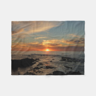 San Diego Sunset II California Seascape Fleece Deken