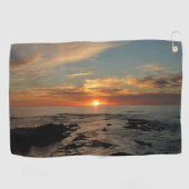 San Diego Sunset II California Seascape Golfhanddoek (Horizontaal)
