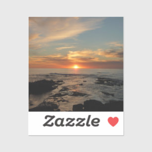 San Diego Sunset II California Seascape Sticker