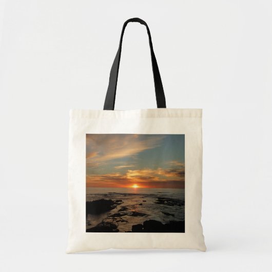 San Diego Sunset II California Seascape Tote Bag (Voorkant)