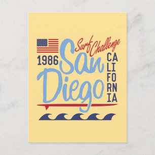 San Diego Surf Challenge 1986 Briefkaart