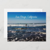 San Diego Surfer Briefkaart (Voorkant / Achterkant)