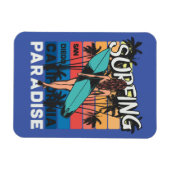 San Diego Surfing Vintage Magneet (Horizontaal)