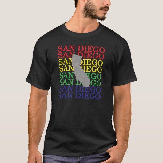 San Diego T-shirt (Voorkant)